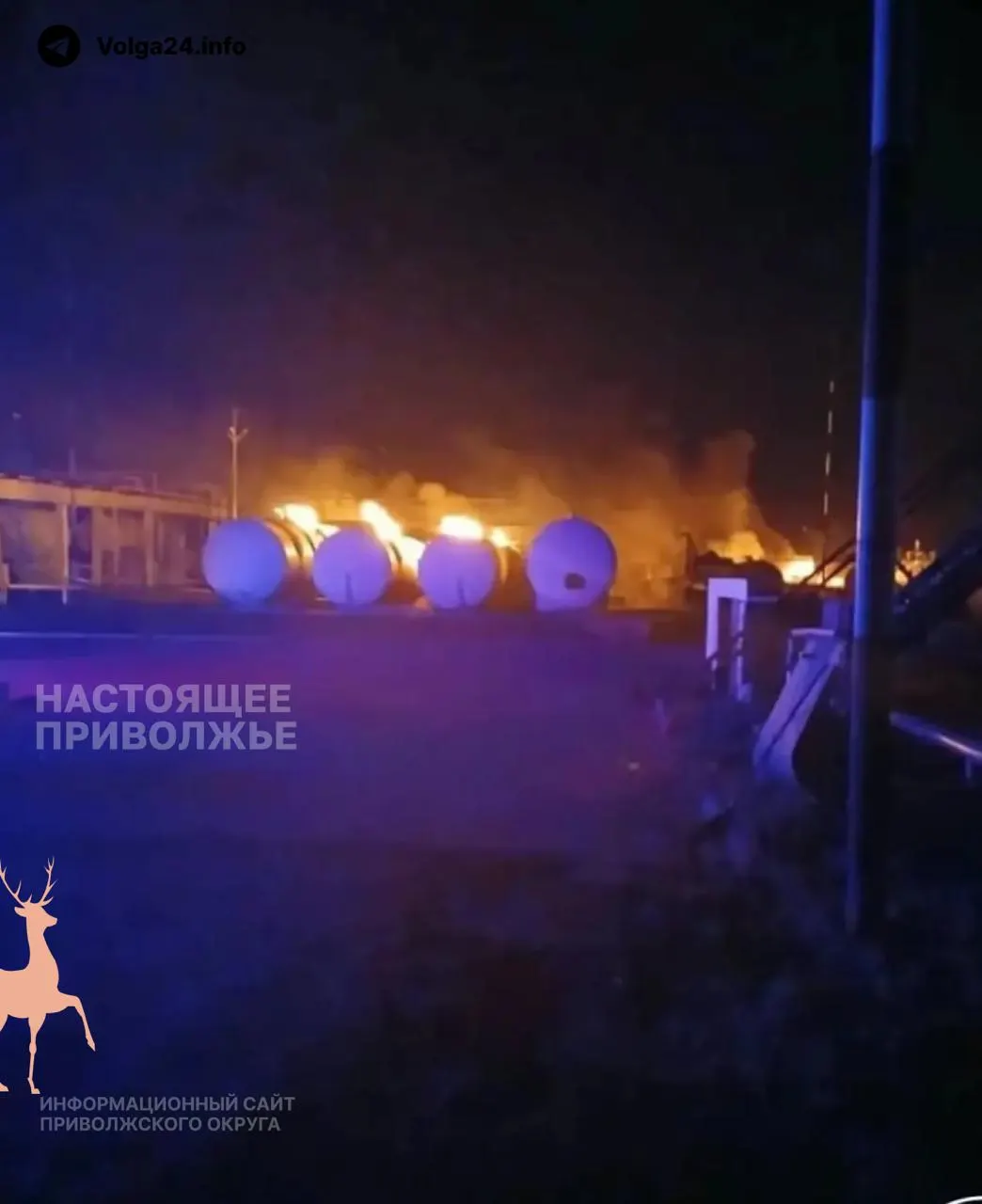 Поздним вечером 25 мая в селе Кандры Туймазинского района Башкортостана произошёл крупный пожар на базе хранения нефтепродуктов. Для тушения привлекли пожарный поезд; один человек пострадал и отказался от госпитализации.