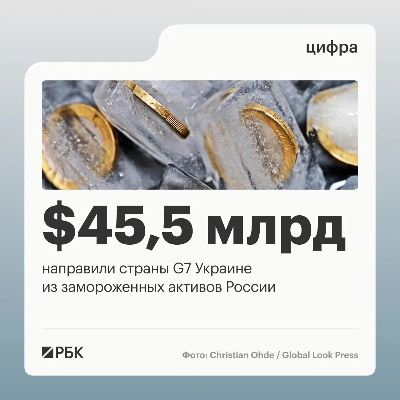Минфин Украины сообщает, что страны «Большой семёрки» перечислили Киеву свыше $45 млрд, средства поступали из доходов от заблокированных российских активов; большая часть выплат пришлась на 2025–2026 годы.