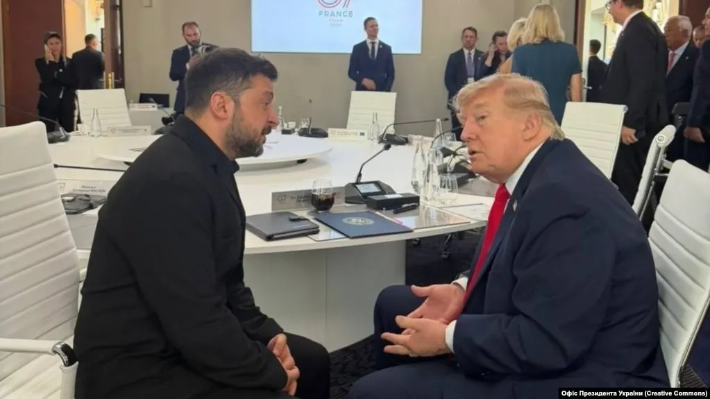 На саммите G7 в Эвиане главы стран согласовали необходимость наращивания давления на Россию, обсуждались новые санкции в энергетике и банковском секторе, а также поставки ПВО и ракет Украине; на полях саммита состоялся разговор между Трампом и Зеленским.
