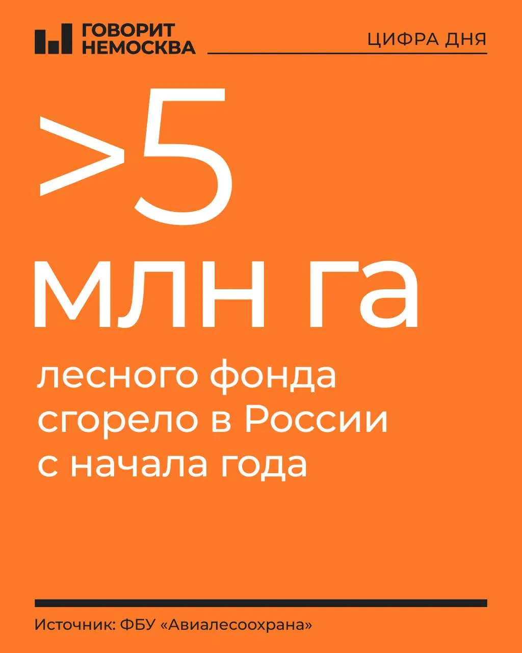 Площадь лесных пожаров за год приблизилась к размерам Словакии и уже превысила прошлогодний максимум на 0,5 млн гектаров, наиболее пострадали Дальневосточный и Сибирский федеральные округа.